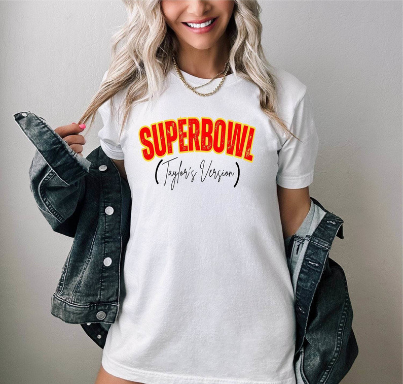 Groovy Swiftie Bowl Cute 2024 Unisex T Shirt , Taylor’s Version Super Bowl Shirt Tee Tops