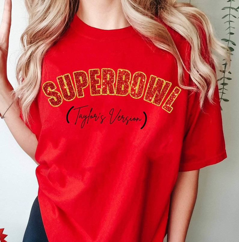 Groovy Swiftie Bowl Sweatshirt , Retro Taylor’s Version Super Bowl Shirt Short Sleeve