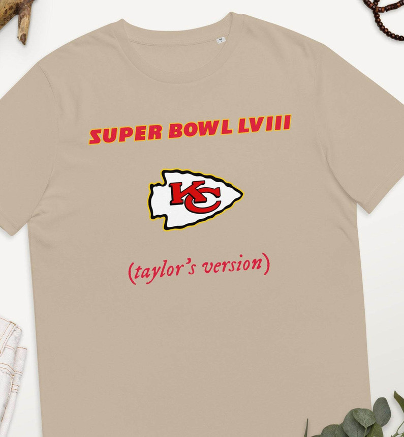 Trendy Super Bowl Lviii Unisex T Shirt , Taylor’s Version Super Bowl Shirt Tee Tops