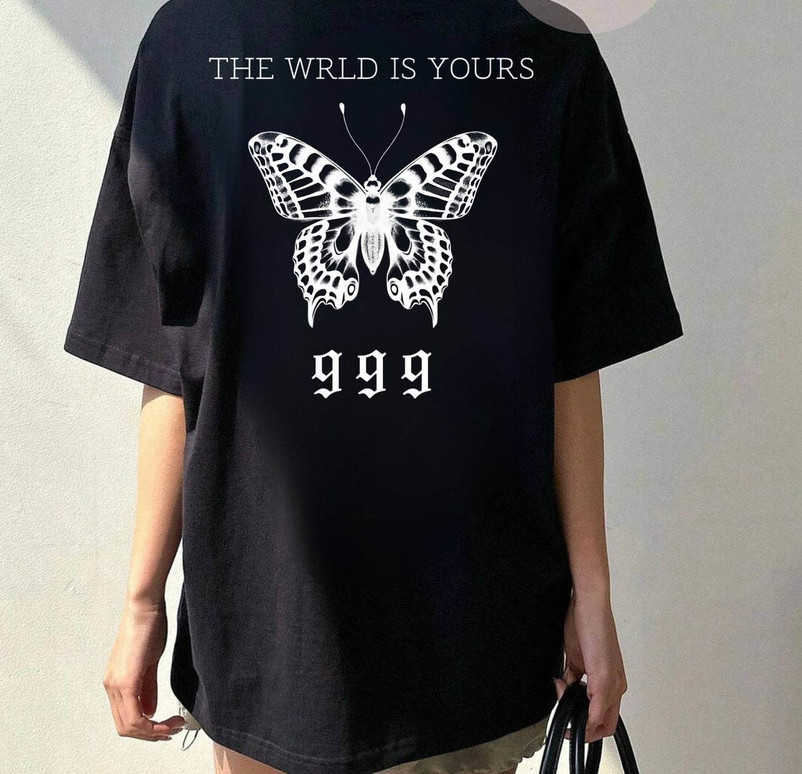 Cool Design Juice Wrld Shirt, The Wrld Is Yours 999 Crewneck Unisex Hoodie