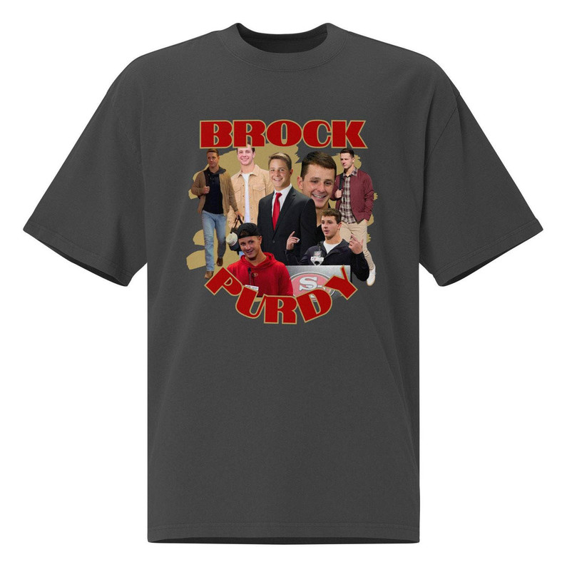 Brock Purdy Inspirational Shirt, Trendy Football Long Sleeve Crewneck