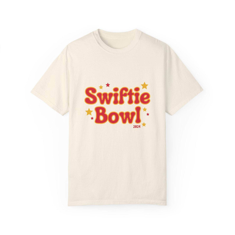 Comfort Swiftie Bowl Shirt, Travis Kelce Taylor Swift Chiefs Tee Tops Crewneck