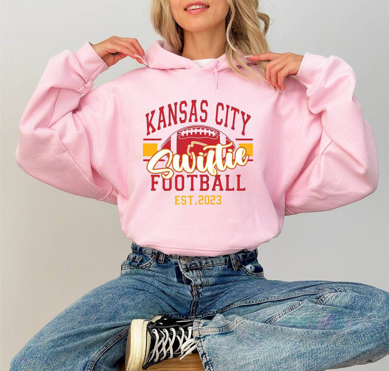 Unique Taylor Swift Kansas City Unisex Hoodie, Swiftie Bowl Inspired Shirt Long Sleeve