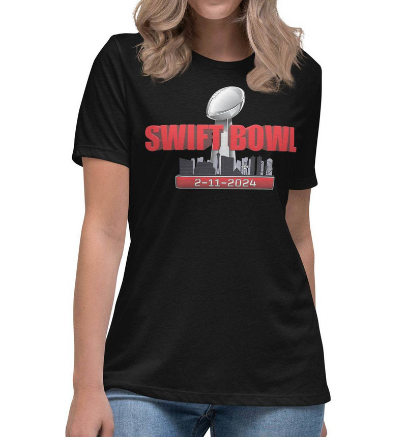 Football Creative Unisex Hoodie, Swiftie Bowl Inspirational Shirt Long Sleeve