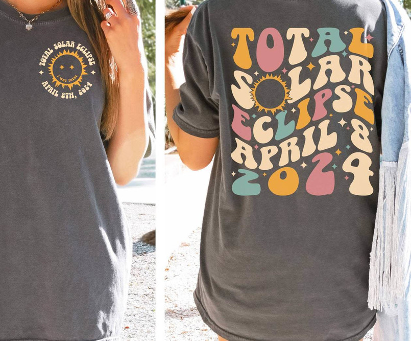 Total Solar Eclipse Cute Shirt, Solar Eclipse Celestial Unisex T Shirt Short Sleeve