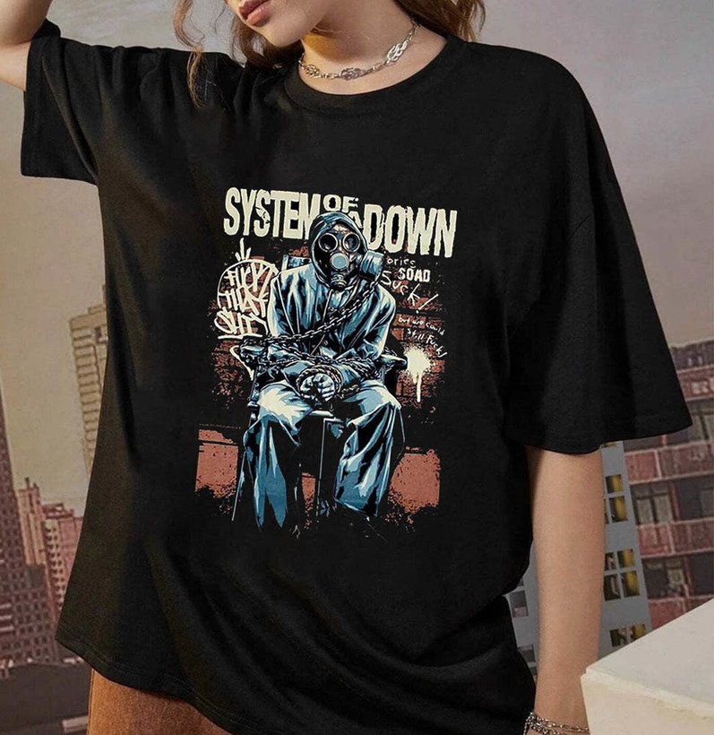 System Of A Down Shirt, Soad Band Comfort Short Sleeve Tee Tops
