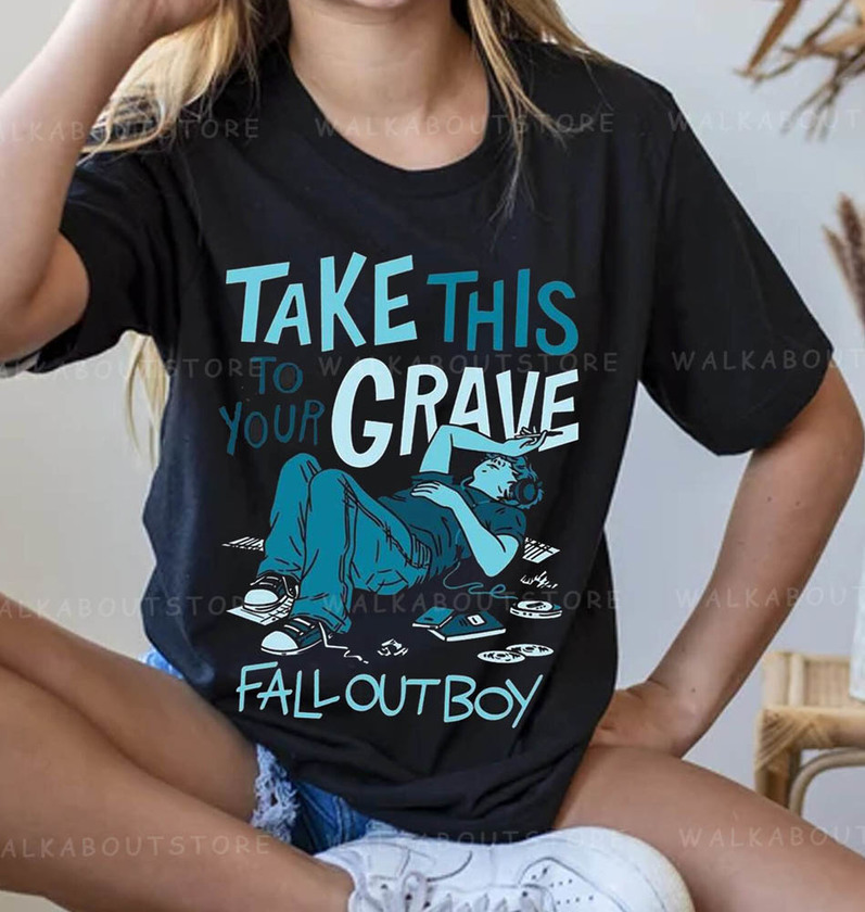 Fall Out Boy 2023 Shirt, Take This To Your Grave Album Summer Tour Tee Tops Unisex Hoodie