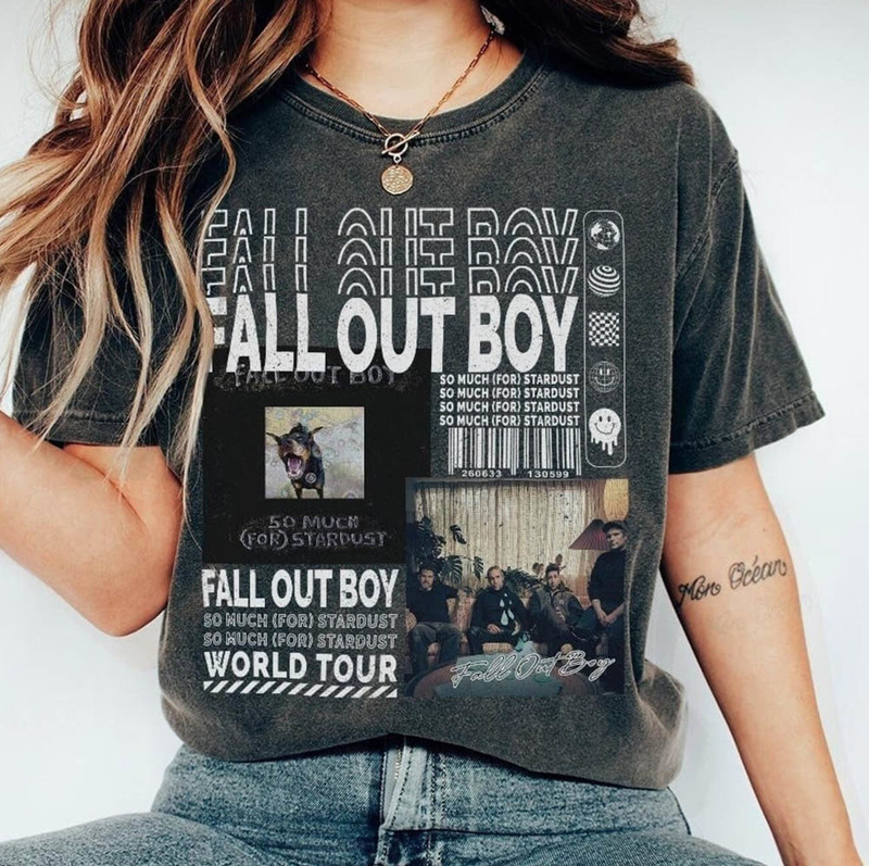 Fall Out Boy Music Vintage Shirt, So Much For Tour 2023 Tickets Album Long Sleeve Tee Tops