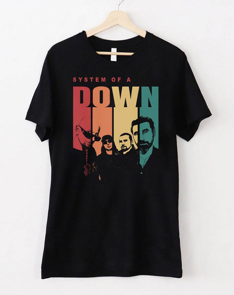 System Of A Down Vintage Shirt, System Of A Down Concert Short Sleeve Unisex T-Shirt