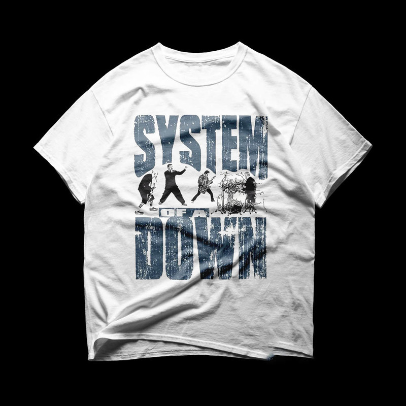 System Of A Down Metal Music Shirt, Toxicity Mezmerize Hypnotize Crewneck Unisex T-Shirt