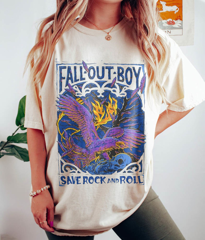 Vintage Fall Out Boy Summer Tour Shirt, So Much For Stardust Long Sleeve Unisex Hoodie