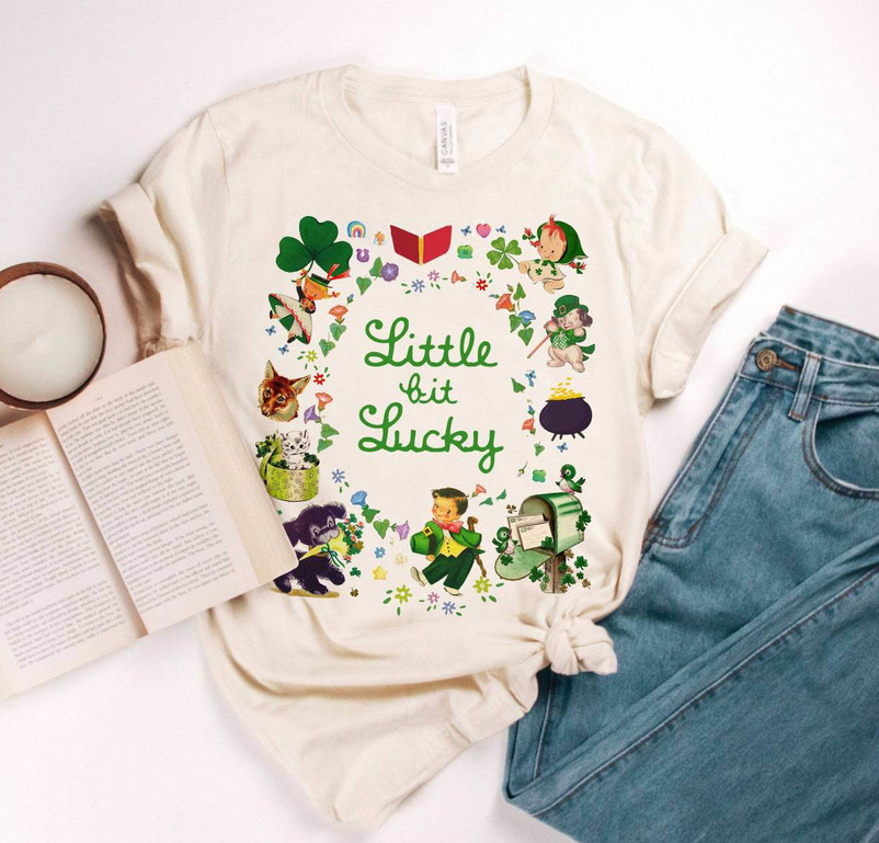 A Little Bit Lucky Is Suitable For Patrick's Day Hoodies Tee Tops