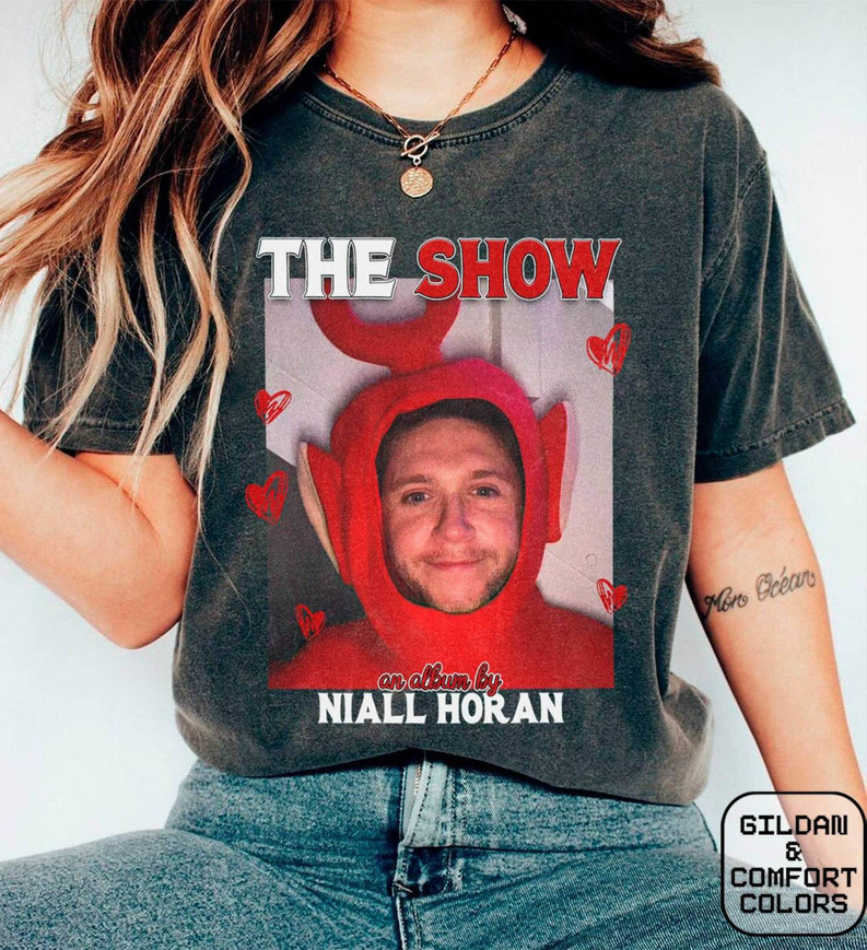 Retro Niall Horan The Show Tour 2024 Album Shirt, Lovely Unisex Hoodie Long Sleeve For Fan