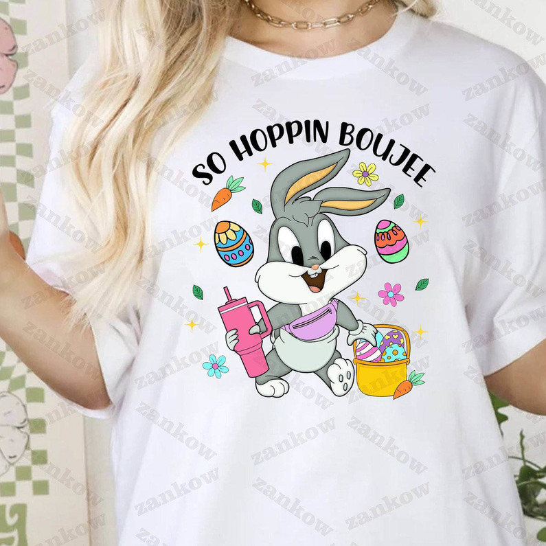 Retro So Hoppin Boujee Shirt, Gift For Friends Sweater Tee Tops