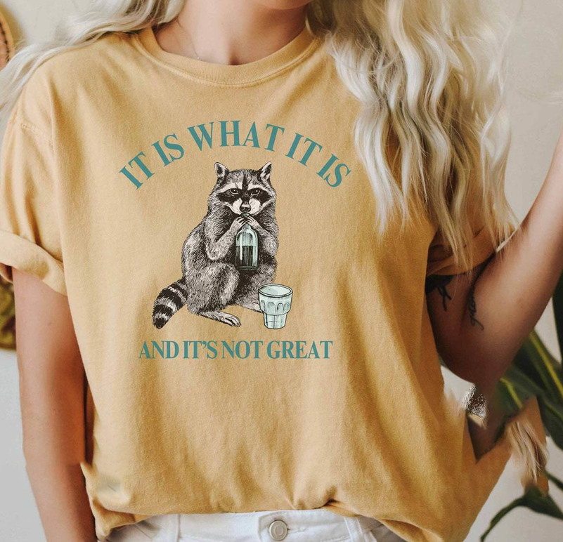 It Is What It Is And It Is Not Great Shirt, Mental Health Crewneck Sweatshirt Sweater