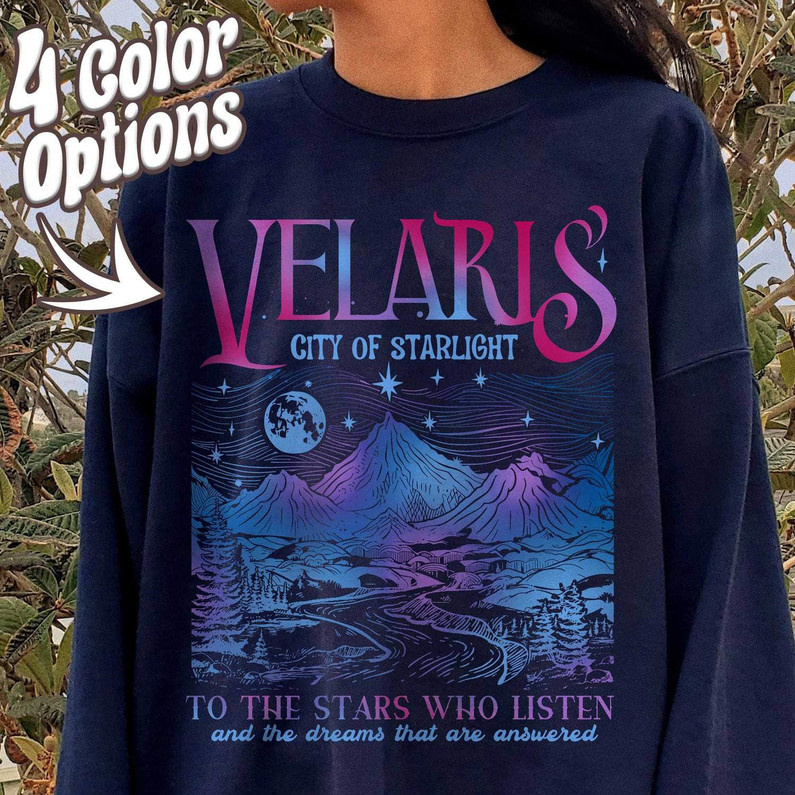 Unique Velaris City Of Starlight Acotar Shirt, Bookish Gift Tee Tops Tank Top
