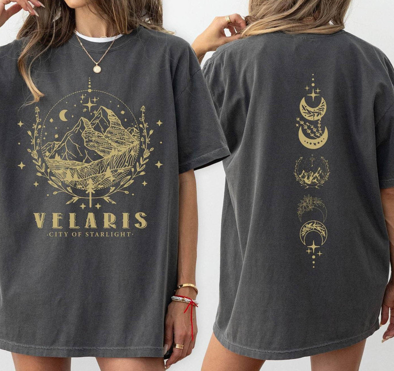 Creative Velaris City Of Starlight Shirt, Bookish Gift Sweater Short Sleeve