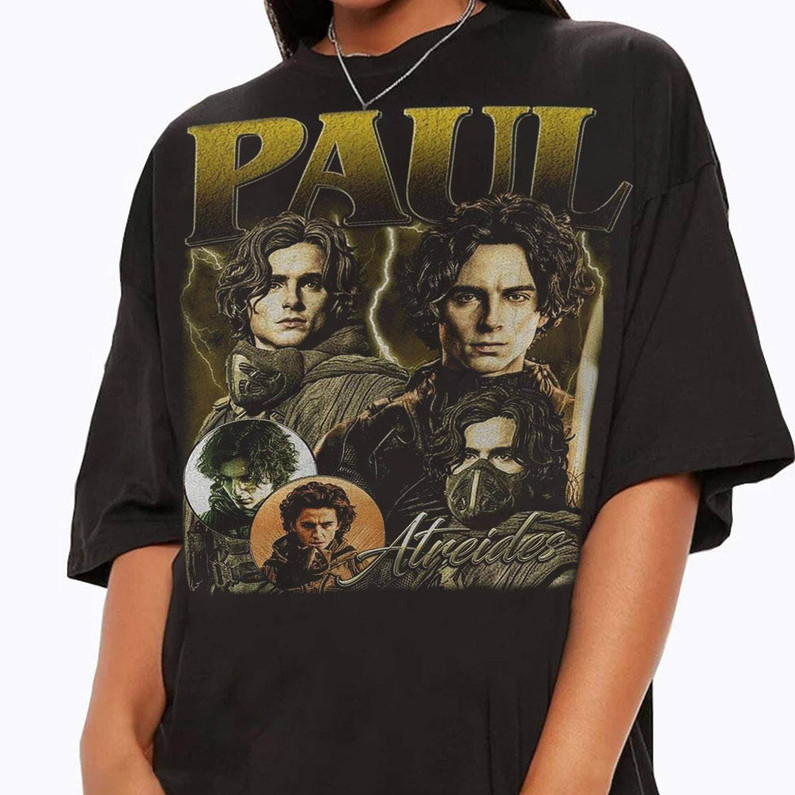 Vintage Paul Atreides Shirt, Timothee Chalamet Unisex Hoodie Crewneck Sweatshirt