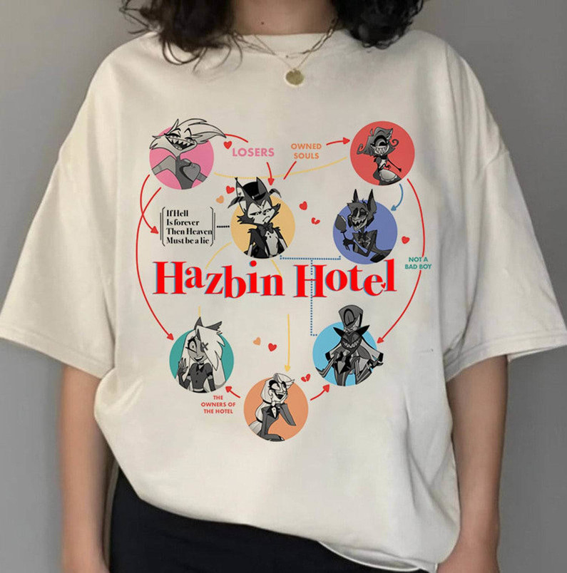 Hazbin Hotel Falsettos Shirt, Alastor Vivziepop Crewneck Sweatshirt Tee Tops