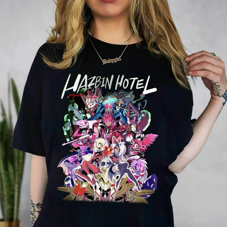 Alastor Hazbin Hotel Shirt, Hazbin Hotel Characters Funny Sweater T-Shirt