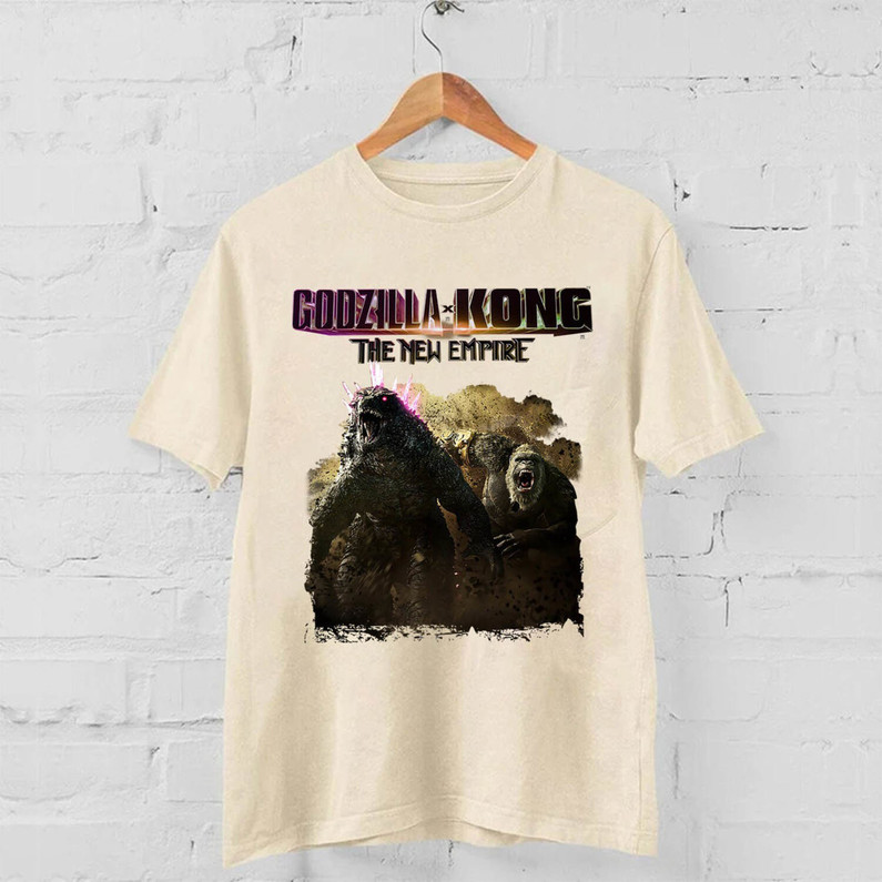 Godzilla X Kong The New Empire Shirt, Godzilla X Kong Trendy Crewneck Sweatshirt Sweater