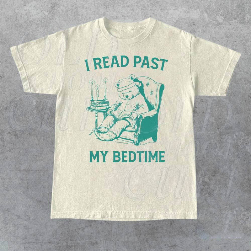 I Read Past My Bedtime Retro Shirt, Reading Vintage Sweater Hoodie