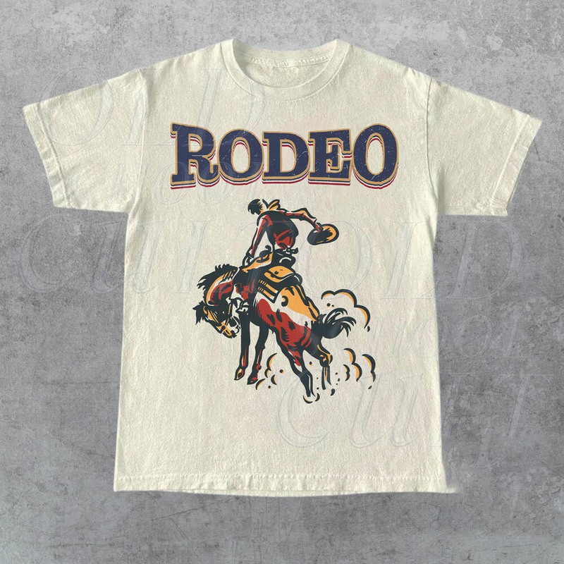 Rodeo Vintage Shirt, Western Wild Rodeo Hoodie T-Shirt