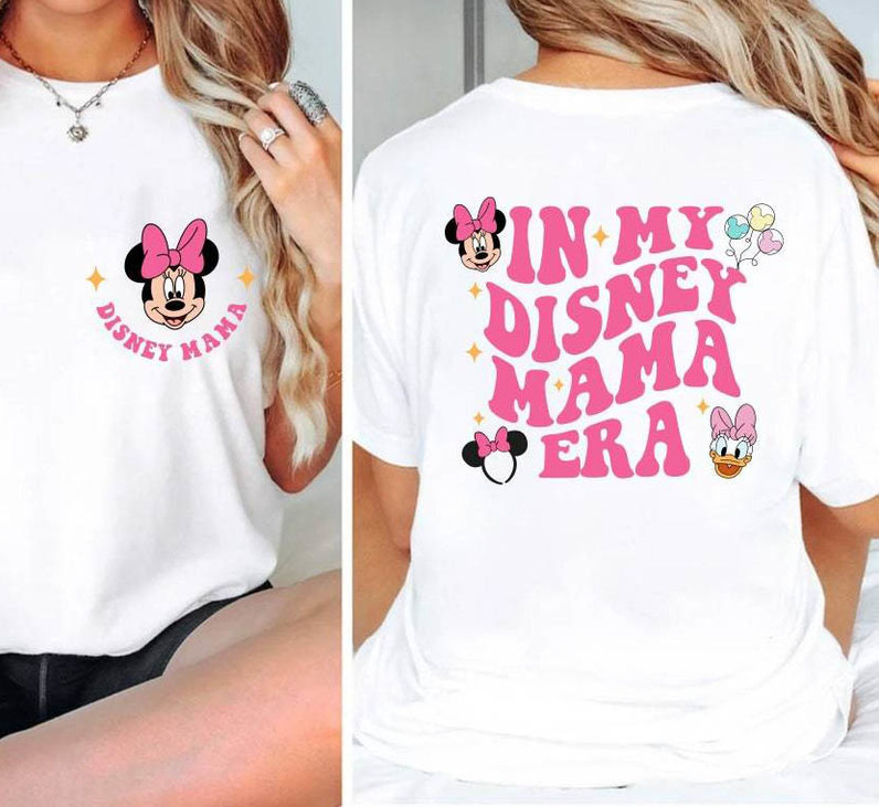 In My Disney Mom Era Shirt, Disney Mama Crewneck Sweatshirt Long Sleeve
