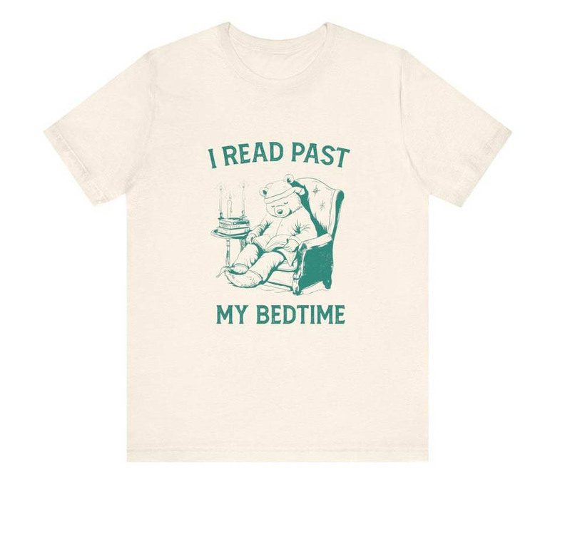 I Read Past My Bedtime Funny Shirt, Book Lovers Long Sleeve Tee Tops