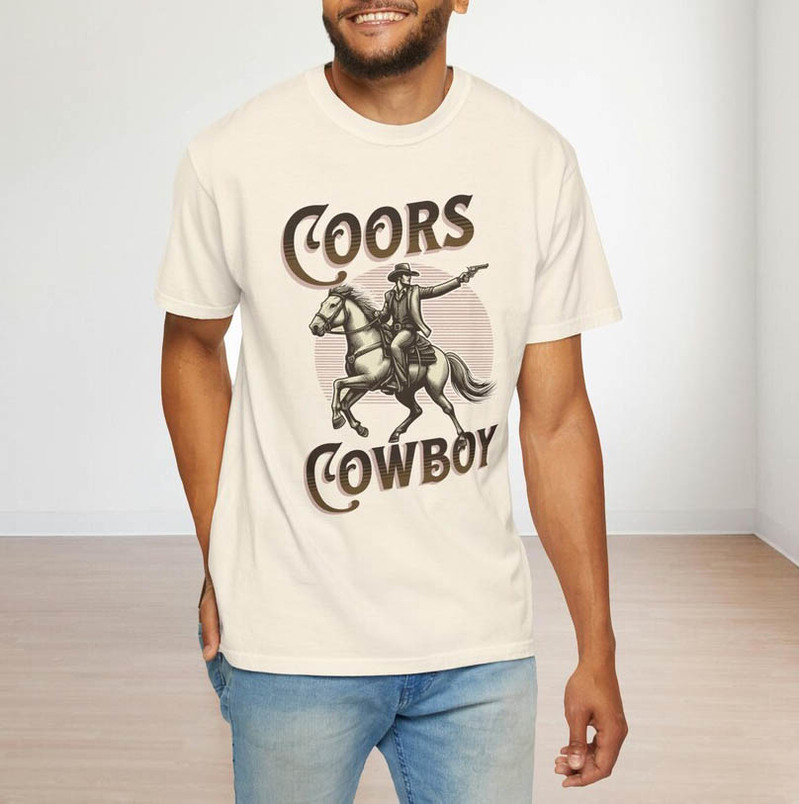 Original Coors Rodeo Shirt, Western Rodeo Long Sleeve Sweater