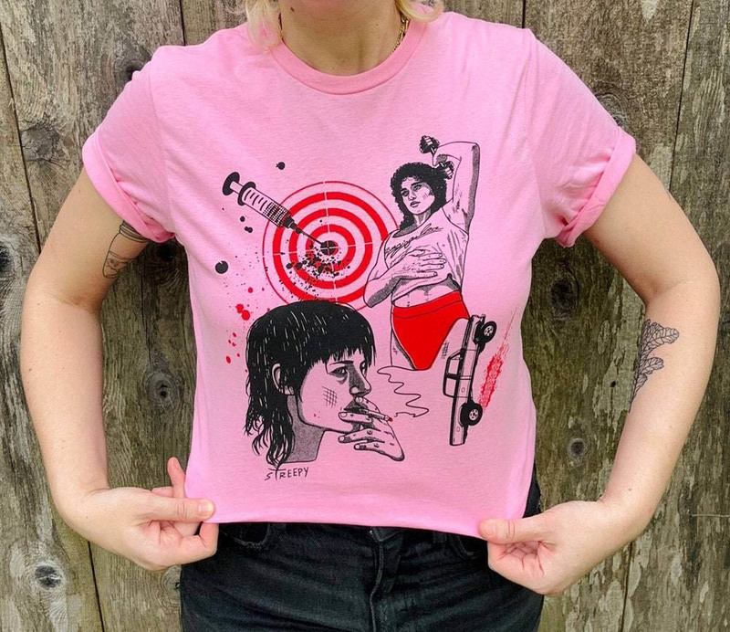 Love Lies Bleeding Shirt, Stewart And Katy O Brien Tee Tops T-Shirt