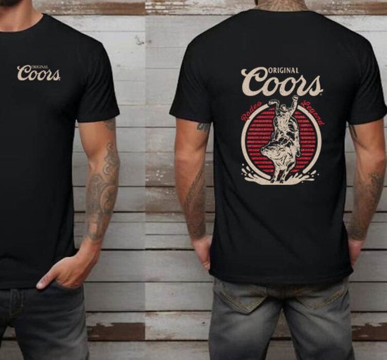 Original Coors Rodeo Legend Shirt, Coors Cowboy Crewneck Sweatshirt Tee Tops