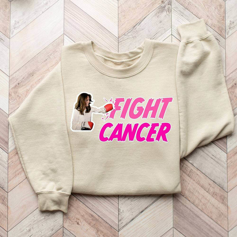Support Kate Shirt, Cancer Awareness Crewneck Sweatshirt Tee Tops