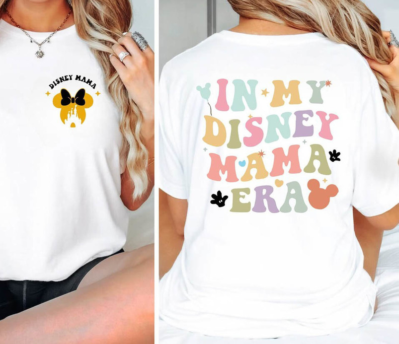 In My Disney Mom Era Funny Shirt, Disney Mama Crewneck Sweatshirt Long Sleeve