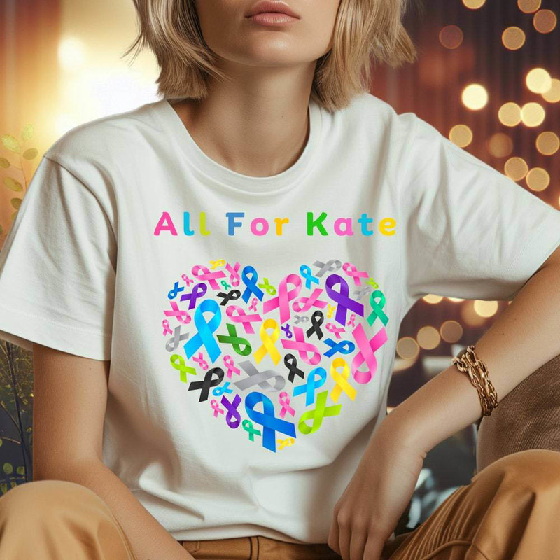 Prayers For Kate Cancer Support Shirt, Show Your Solidarity With Our Kate Tee Tops Sweater