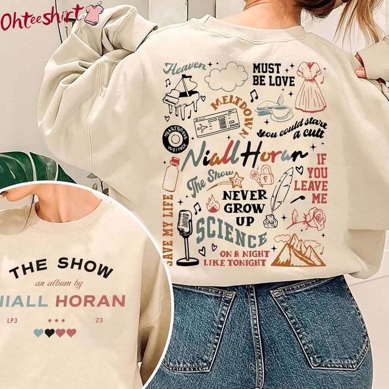 Vintage Niall Horan 2 Sides Shirt, The Show Live On Tour 2024 Tee Tops Sweater