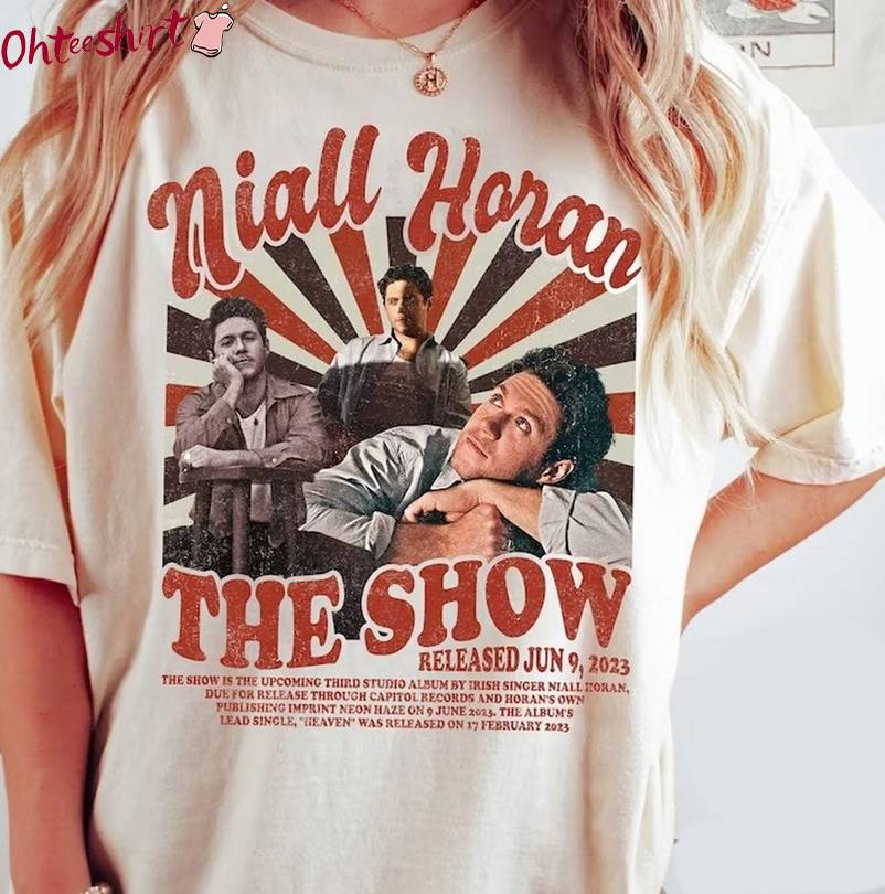 Niall Horan The Show Album 2023 Retro Shirt, One Direction Short Sleeve Long Sleeve