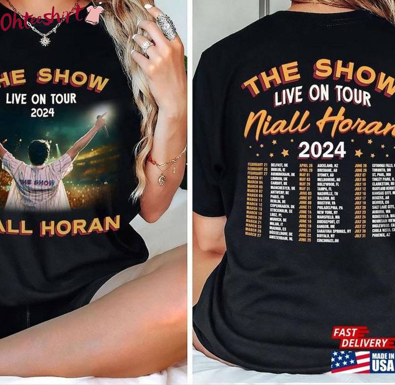 Niall Horan The Show Live On Tour 2024, Album 2024 Unisex Hoodie Hoodie