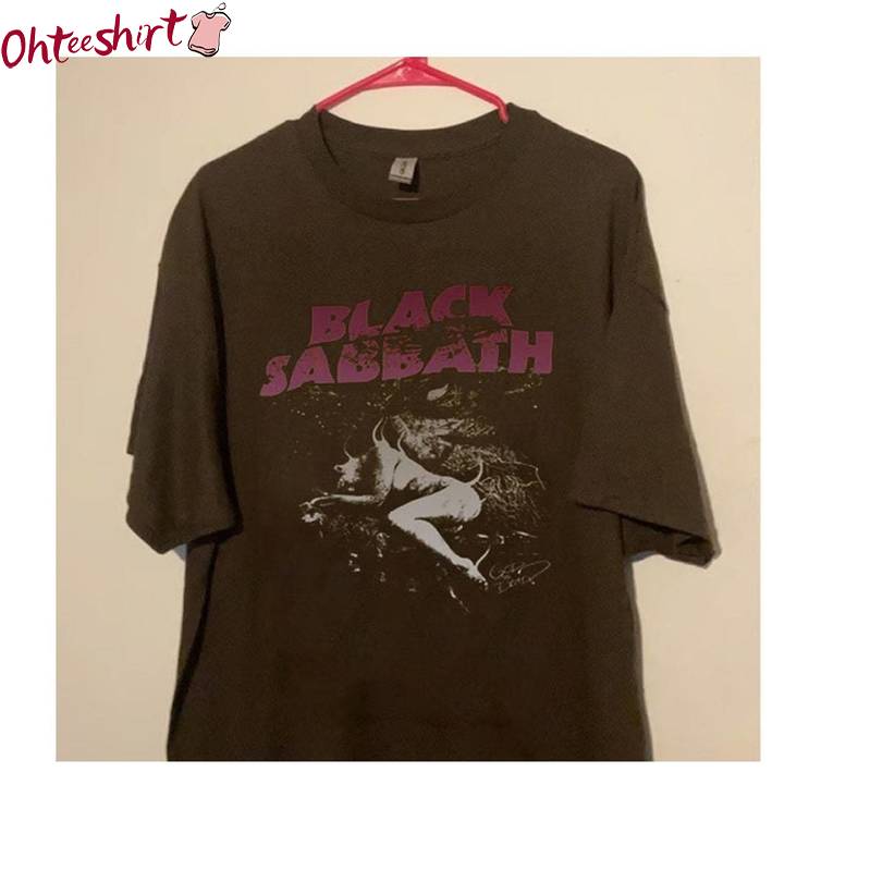 Vintage Black Sabbath Shirt, Broken Angle Crewneck Sweatshirt Long Sleeve