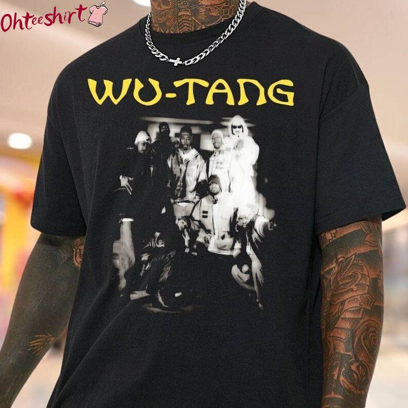 Vintage Wu Tang Clan Shirt, Hiphop Music Band Short Sleeve Tank Top Gifts For Lover