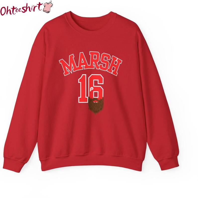 Brandon Marsh Shirt, Basic Logo 16 Crewneck Sweatshirt Sweater Gifts For Fans