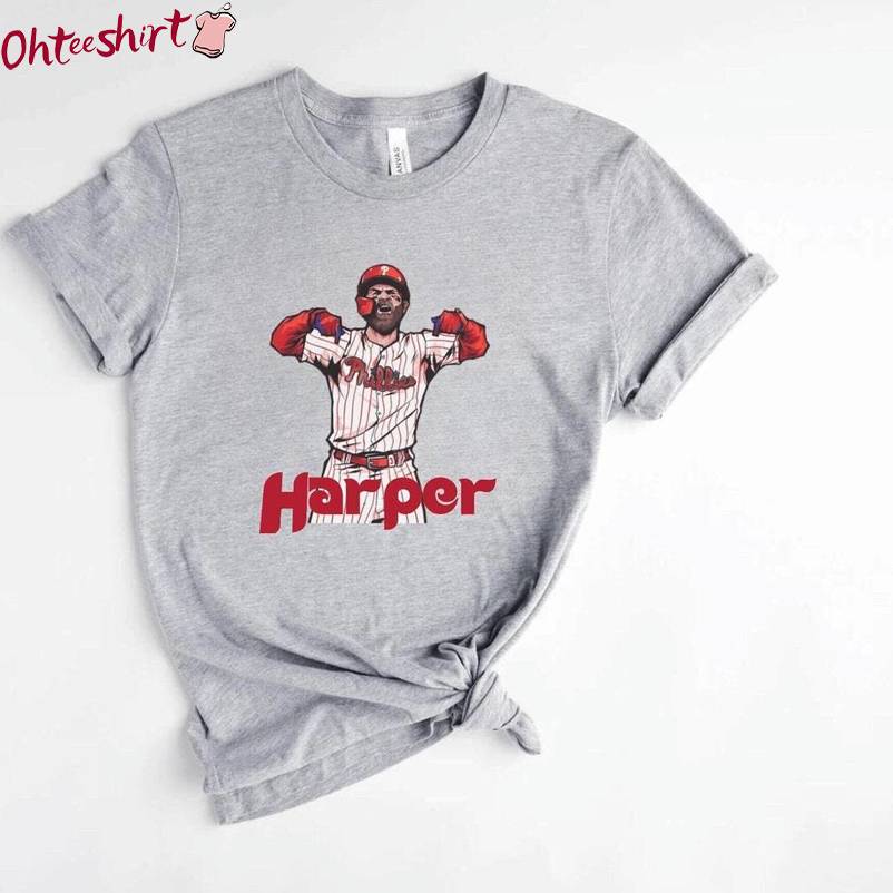 Bryce Harper Shirt, Harper Philadelphia Short Sleeve Hoodie Gift For Phillies Fans