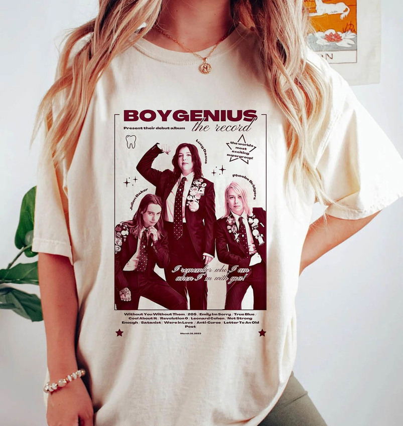 Boygenuiss Comfort Shirt, The Record Rock Music Tour Unisex T-Shirt Sweater
