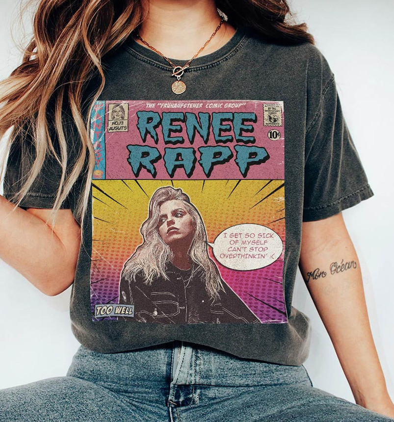 Renee Rapp Vintage Shirt, Fruhaufsteher Album World Tour Crewneck Tee Tops