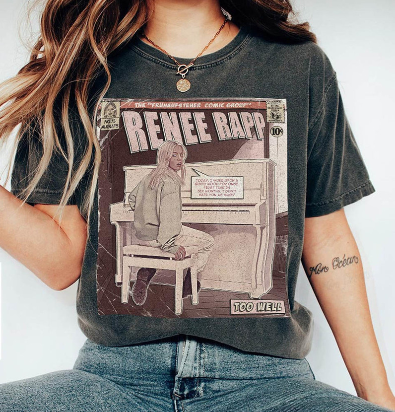 Renee Rapp Fruhaufsteher Album Shirt, Renee Rapp World Tour Crewneck Tee Tops