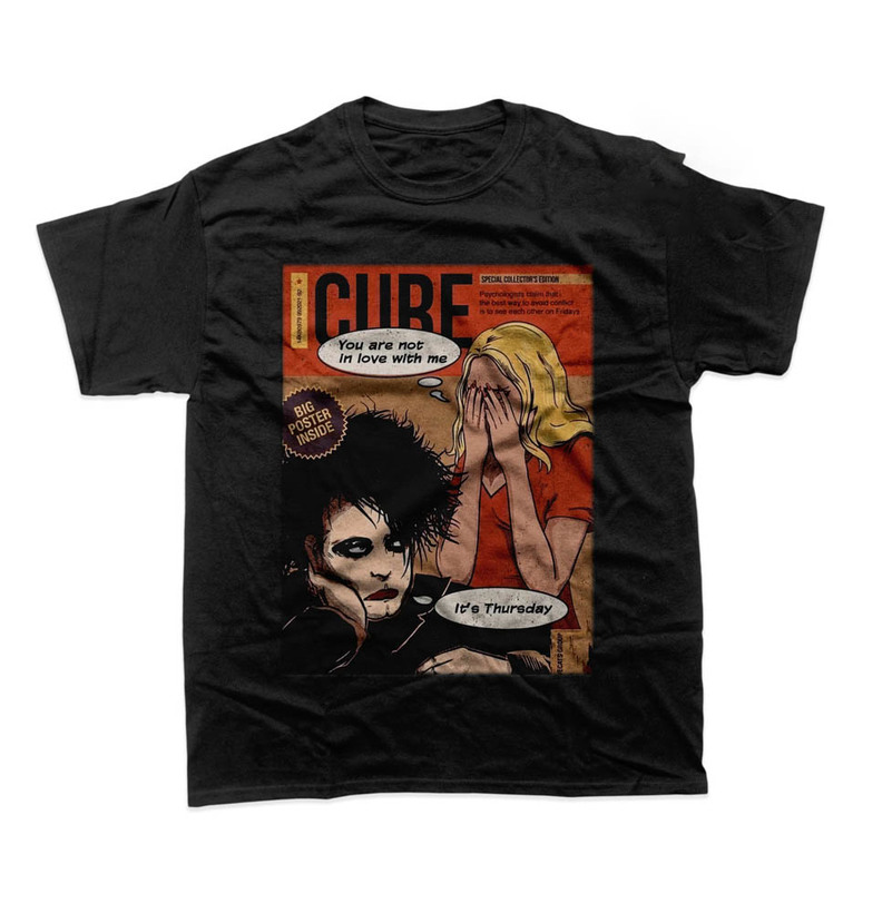 The Cure Wish Album Shirt, Friday I'm In Love Song Unisex T-Shirt Crewneck