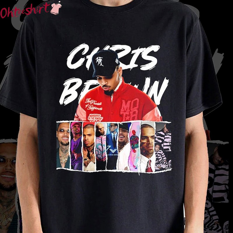 Limited Chris Brown Breezy Shirt, 2024 Concert Crewneck Sweatshirt Short Sleeve