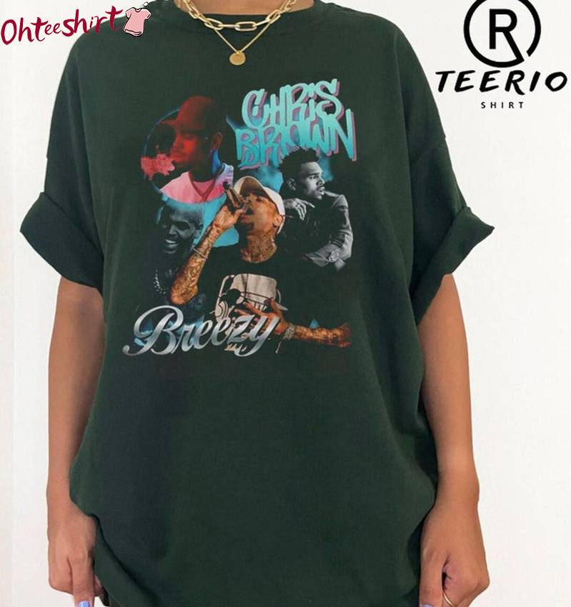 Chris Brown Breezy Shirt, Under The Influence Tour 2023 Long Sleeve Sweater