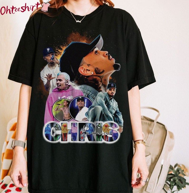 Retro Chris Brown 11:11 Tour 2024 Shirt, Chris Brown Fan Concert Unisex T-Shirt Tank Top