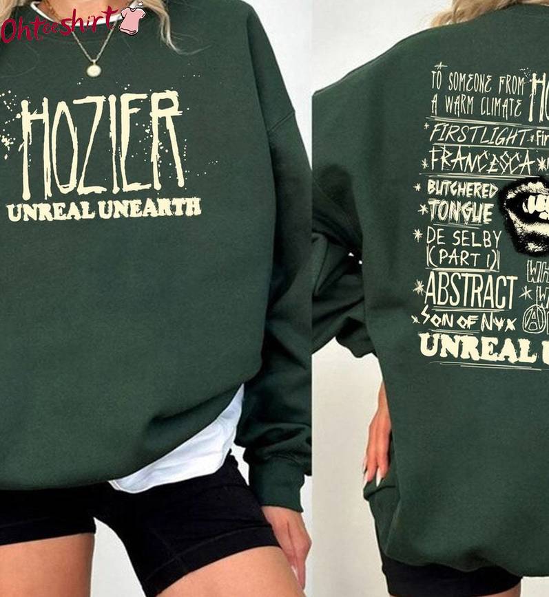 Hozier Album Unreal Unearth Shirt, Vintage Hozier Unisex Tee Tops Tank Top Gifts Music Lover